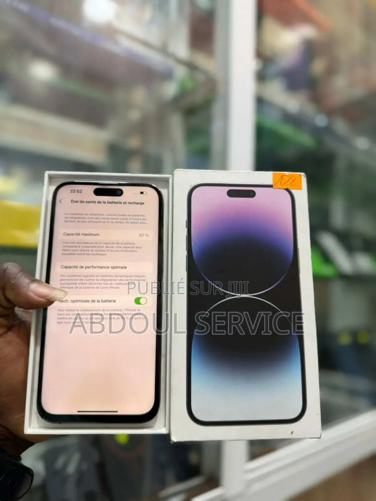 Apple iPhone 14 Pro Max 128 GB Noir