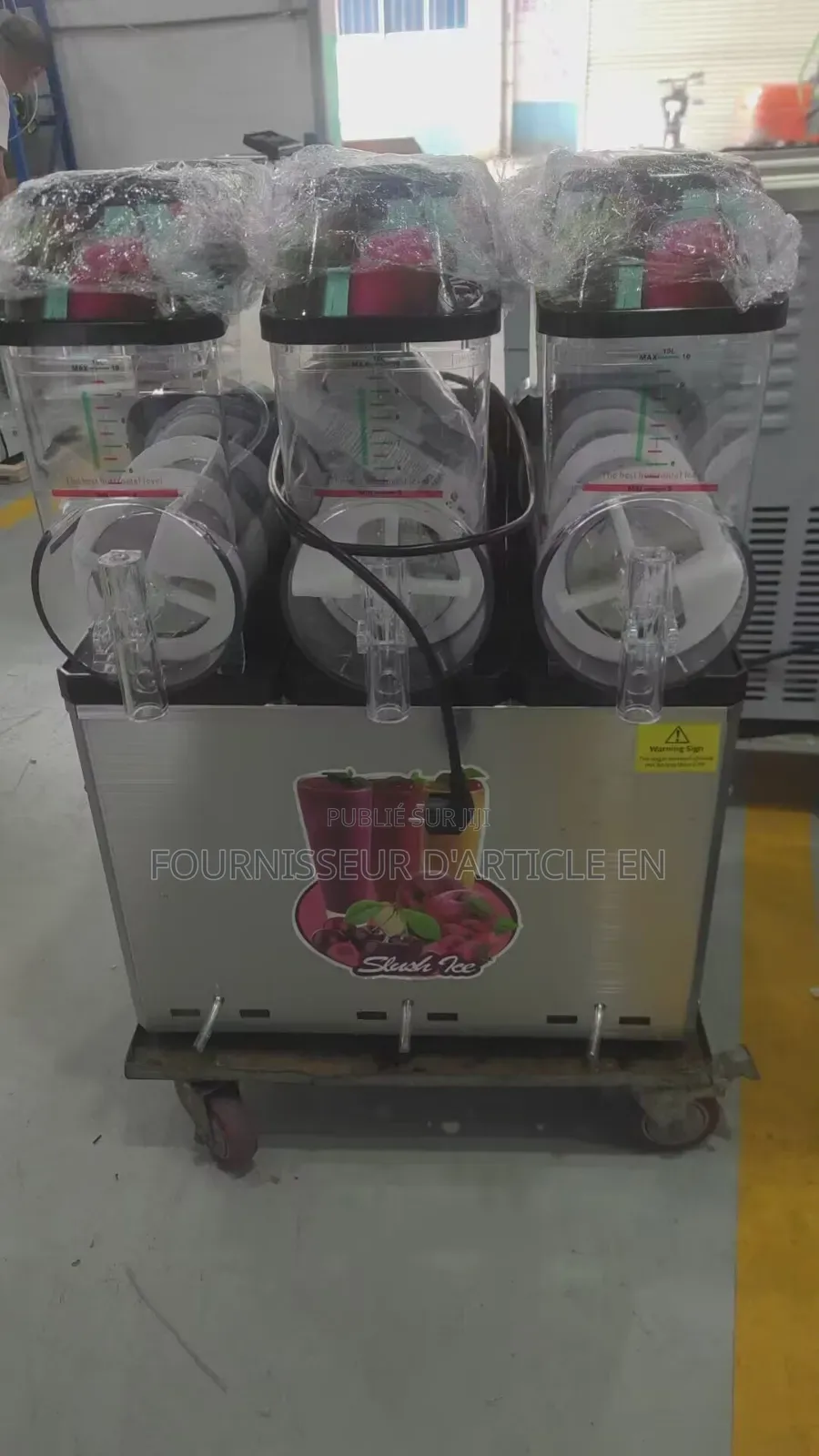 Machine À Granité Professionnelle 3 Bacs –Puissance Et Performance 36l