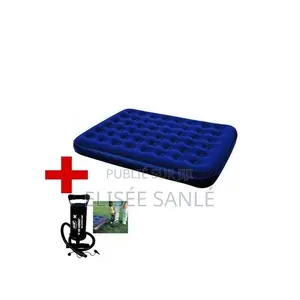 Matelas Gonflable 2 Places + Pompe Offerte