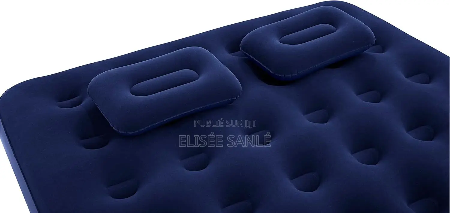 Matelas Gonflable 2 Places + Pompe Offerte