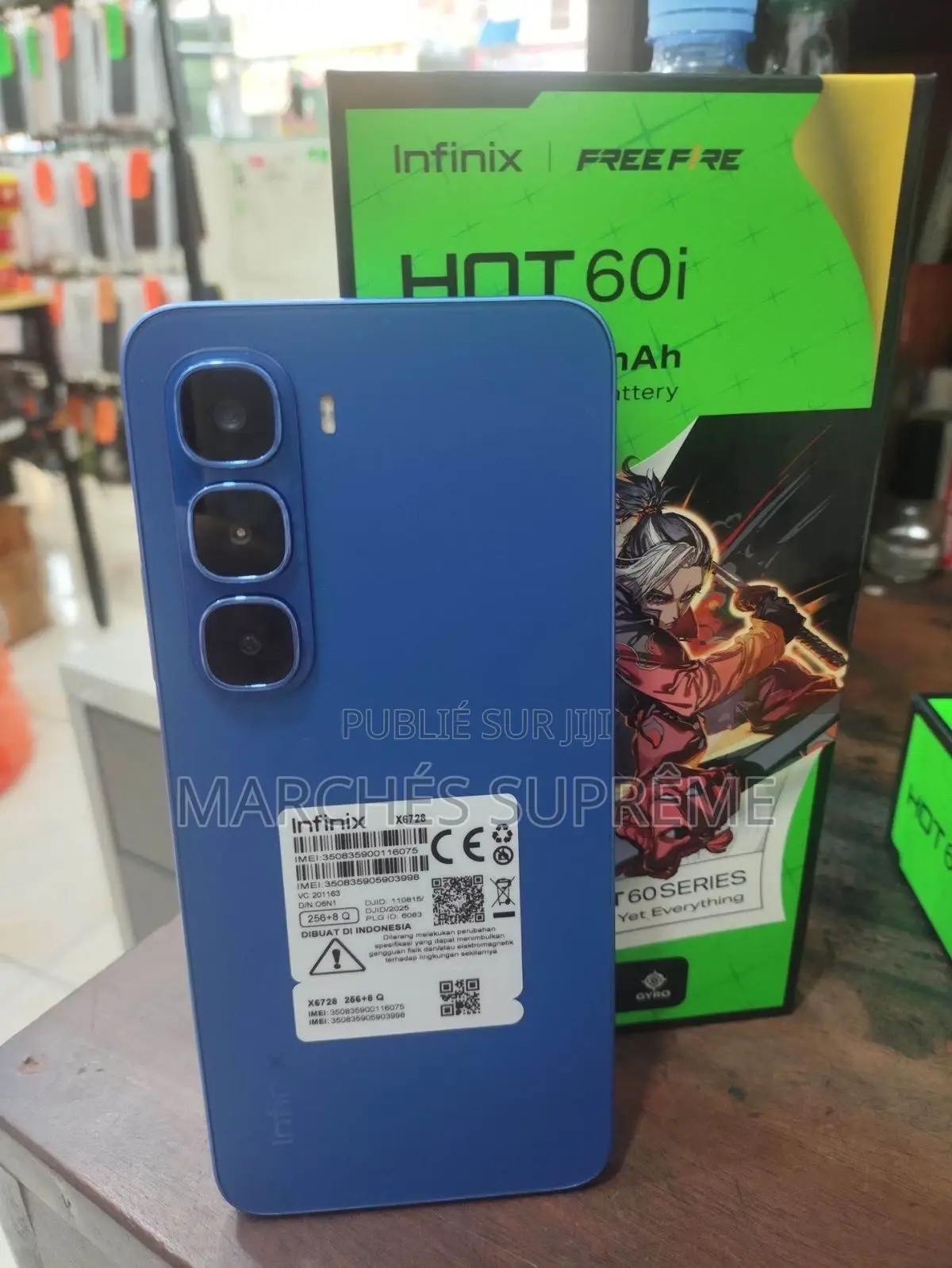 Nouveau Infinix Hot 60i 128 GB Bleu