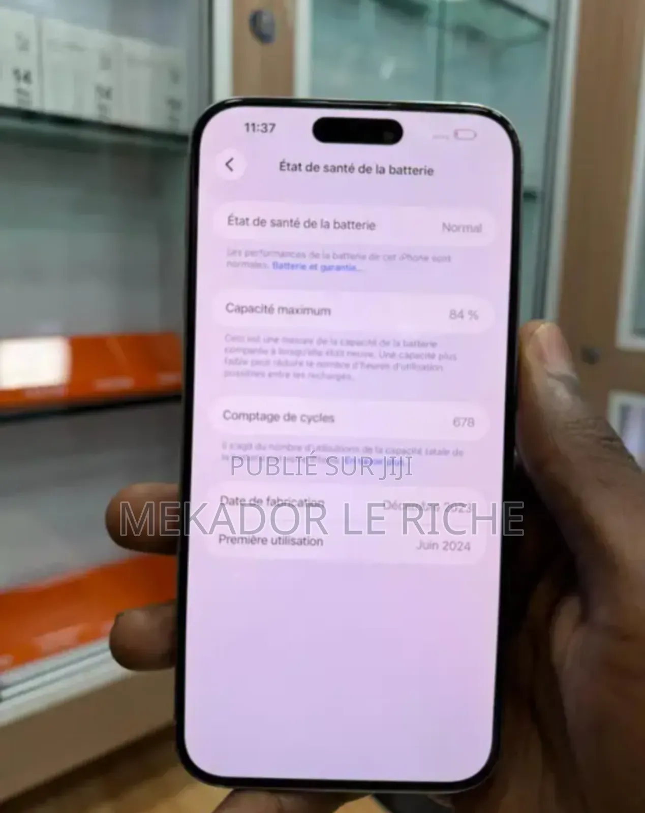 Nouveau Apple iPhone 15 Pro Max 256 GB Blanc