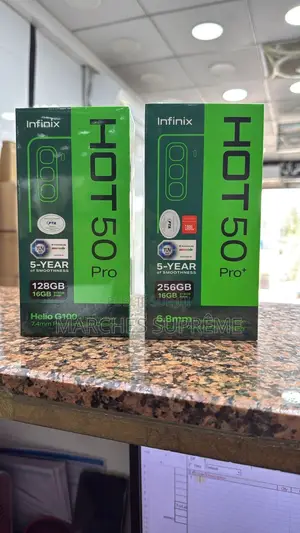 Nouveau Infinix Hot 50 Pro 256 GB Argenté