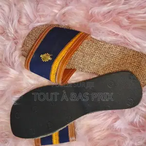 Sandales Femmes en Cuir, Raphia Et Autres