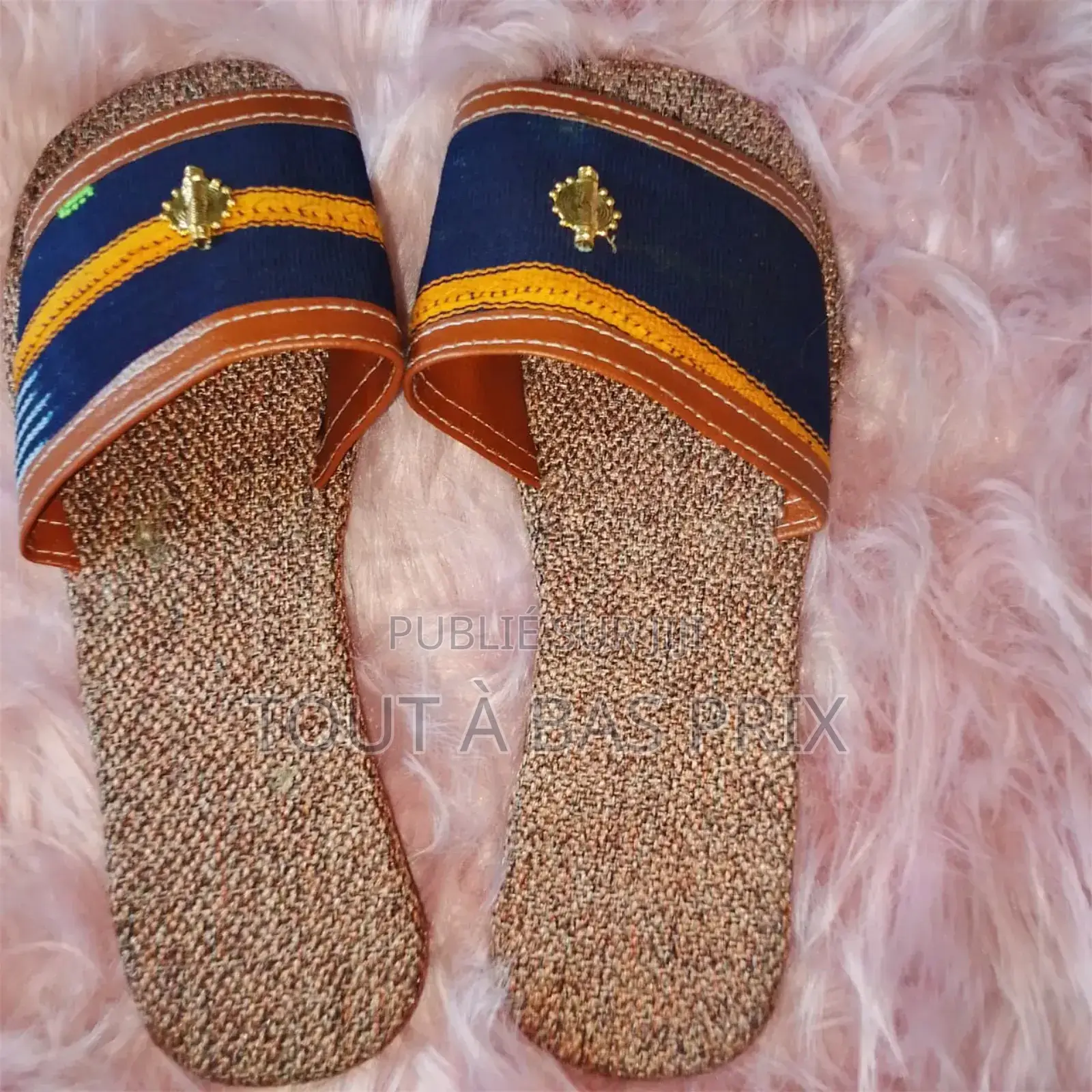 Sandales Femmes en Cuir, Raphia Et Autres