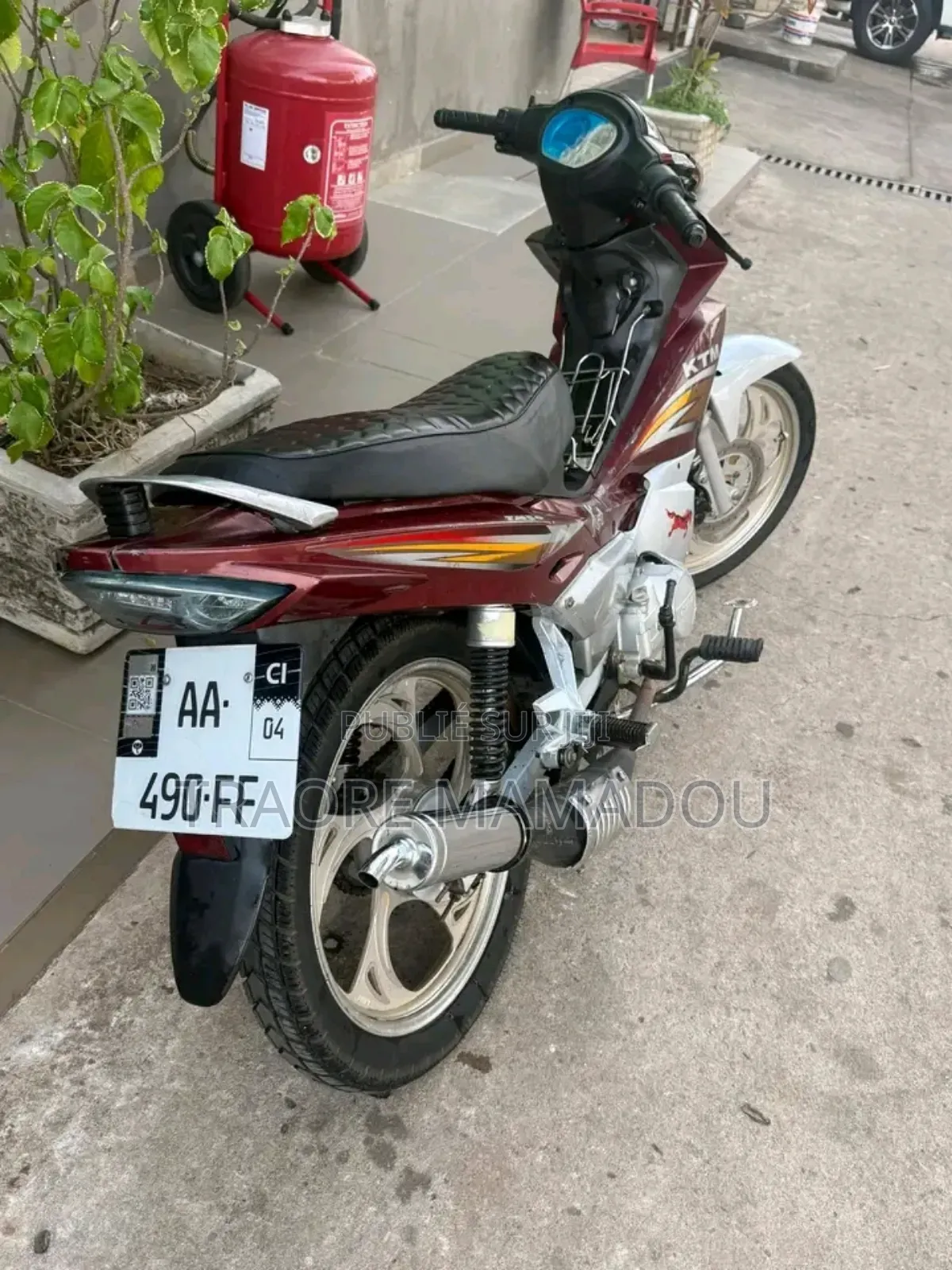 Nouveau KTM Duke 125 2025 Rouge