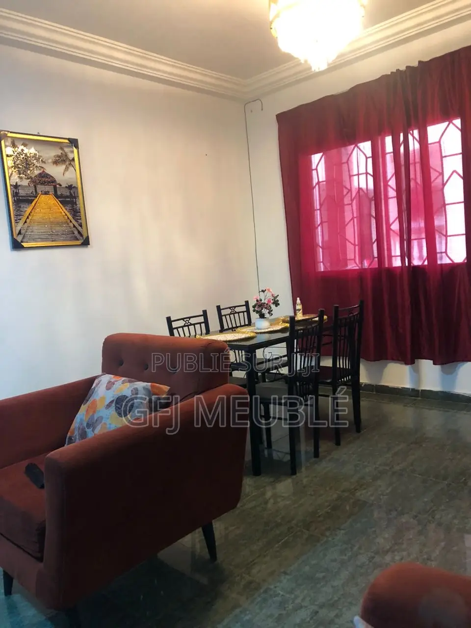 Meublé 1chbre Appartement dans Gfj Meublé, Cocody à Louer