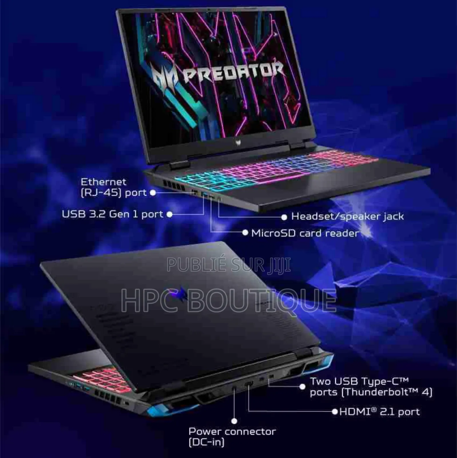 Nouveau Acer Predator Helios 18 PH18-71 16GB Intel Core i9 SSD 1T
