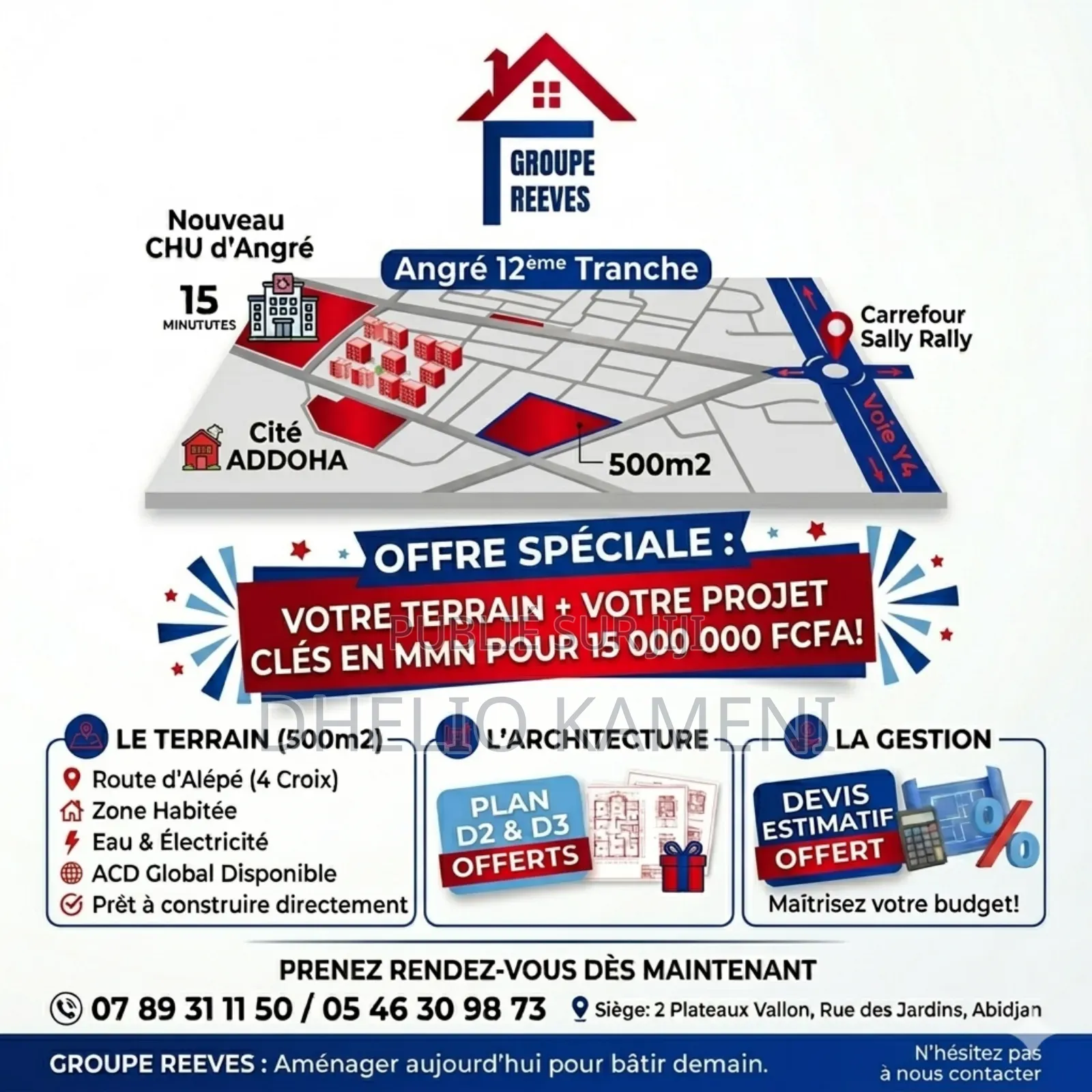 Bonne Opportunité Foncier À Angré 12eme Tranche