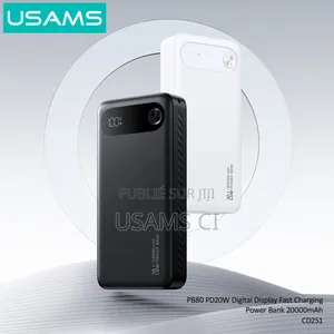 Power Bank Cd251 Pb80 Pd20w À Charge Rapide Avec Affichage Numérique