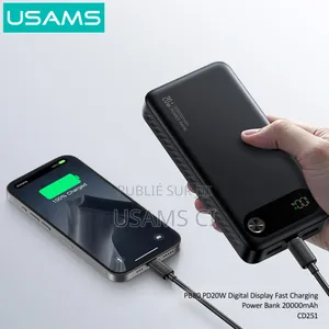 Power Bank Cd251 Pb80 Pd20w À Charge Rapide Avec Affichage Numérique