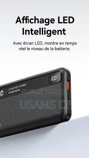Power Bank Cd263 À Charge Rapide 22,5 W, 10 000 Mah