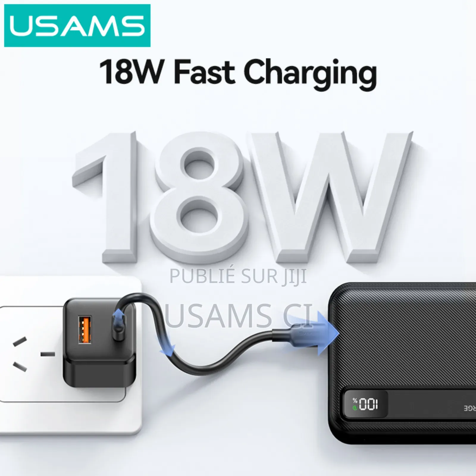 Power Bank Cd263 À Charge Rapide 22,5 W, 10 000 Mah