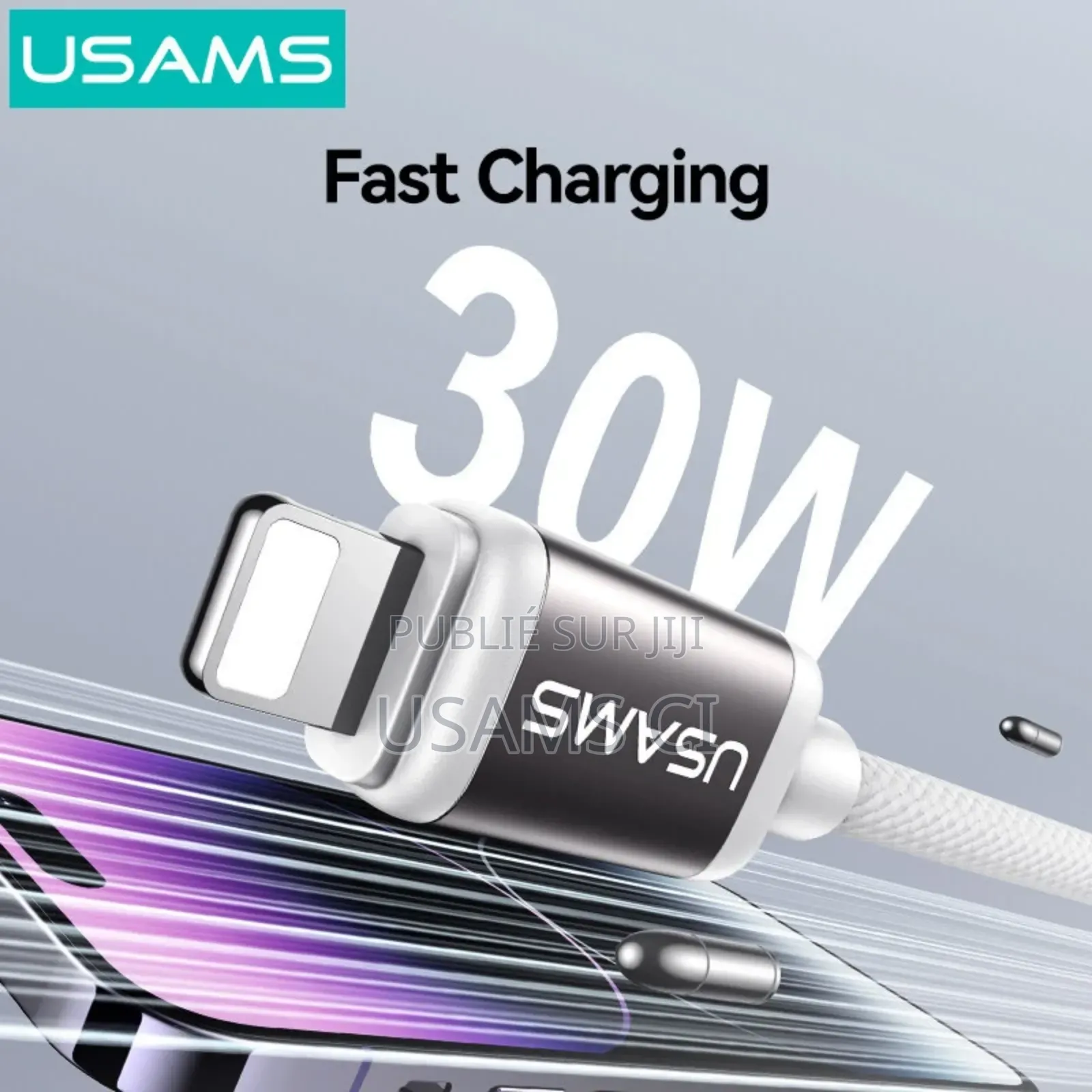 Câble De Charge Rapide Et De Transfert De Données Sj757 Pd 30 W