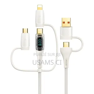 Us-Sj626 Pd100w A+C to C+L+M 6in1 Fast Charging