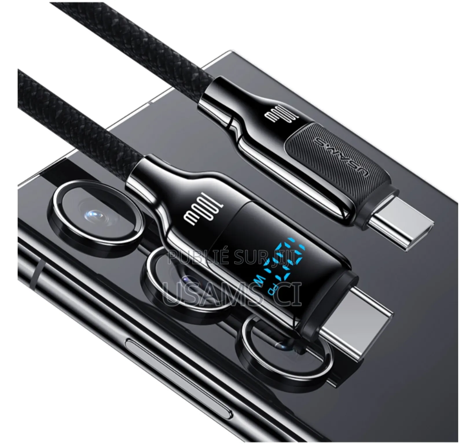 Câble De Données De Charge Rapide 100 W en Alliage De Zinc
