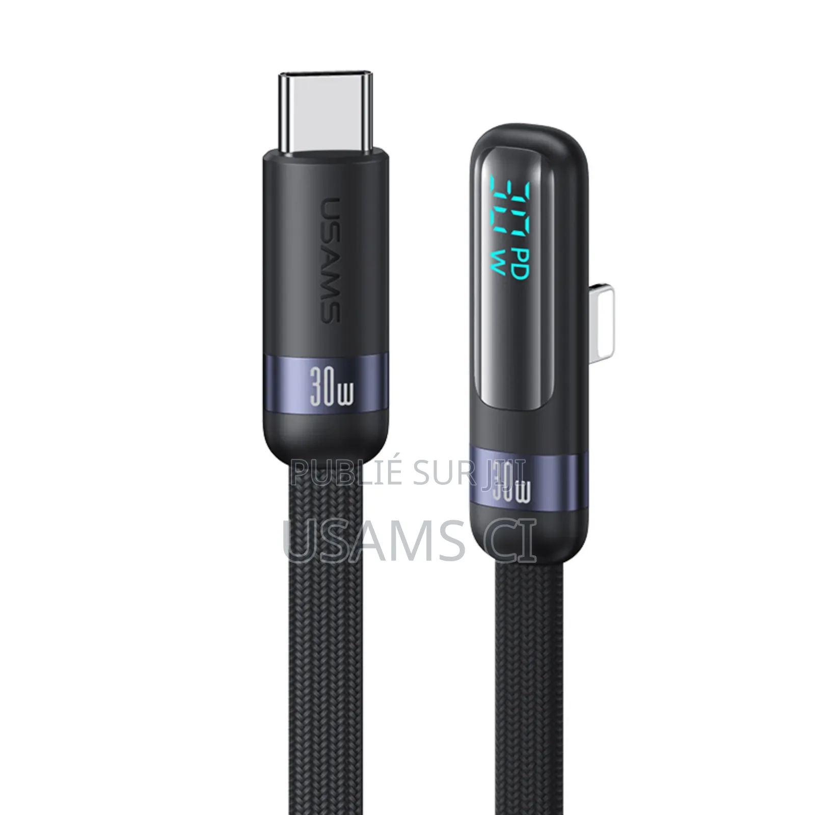 Câble De Charge Rapide Et De Données Us-Sj652 Pd30w Usb-C
