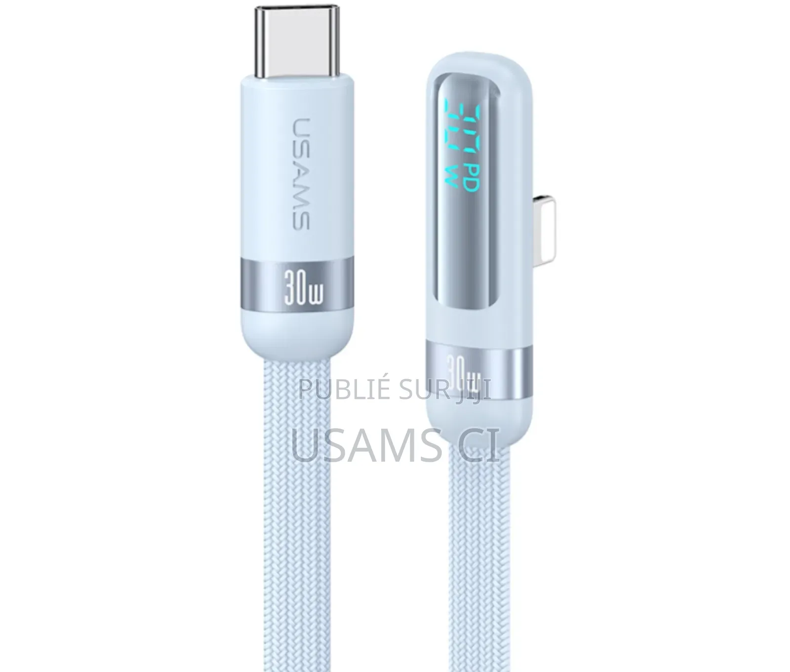 Câble De Charge Rapide Et De Données Us-Sj652 Pd30w Usb-C