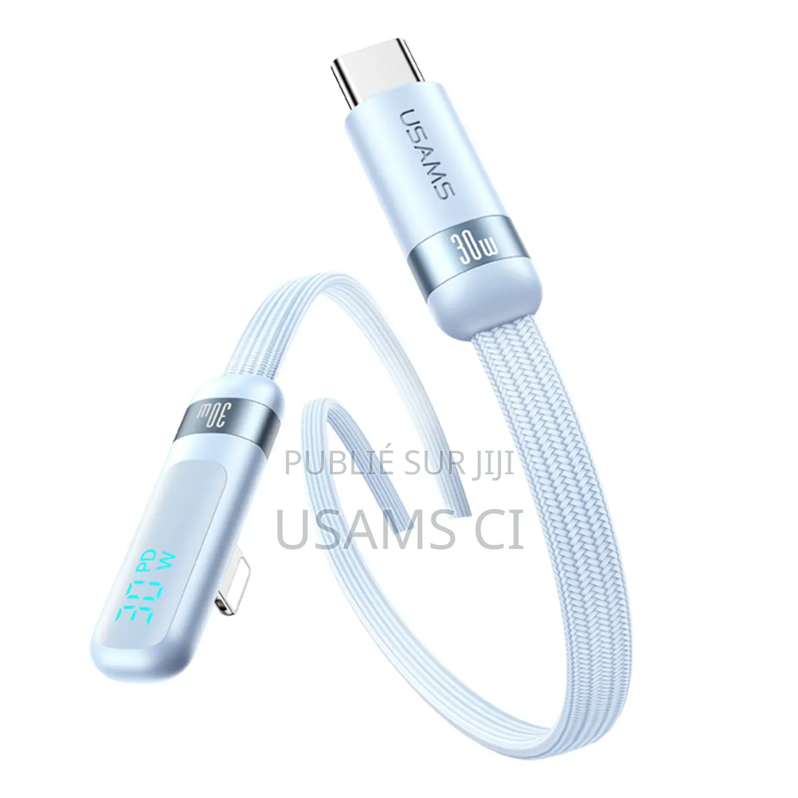 Câble De Charge Rapide Et De Données Us-Sj652 Pd30w Usb-C