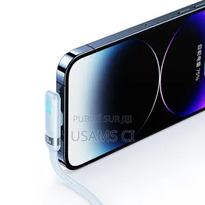 Câble De Charge Rapide Et De Données Us-Sj652 Pd30w Usb-C