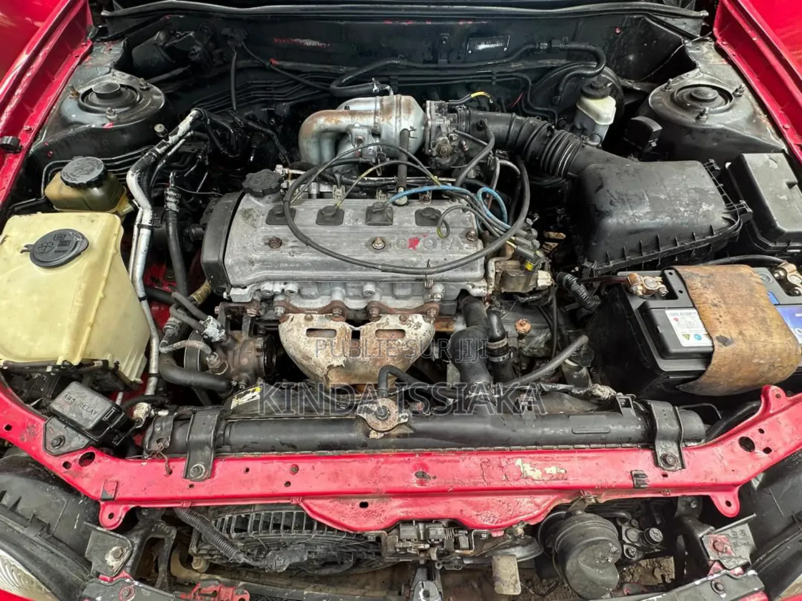 Toyota Corolla 2002 Rouge