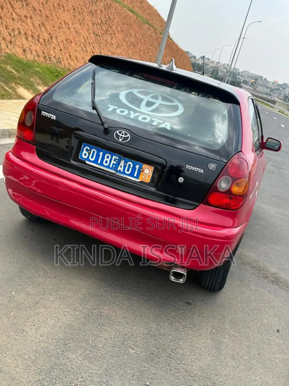 Toyota Corolla 2002 Rouge