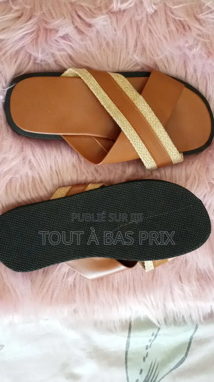 Sandales Cuir Raphia – Style Naturel Chic