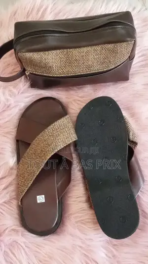 Sandales Et Sacoche Homme