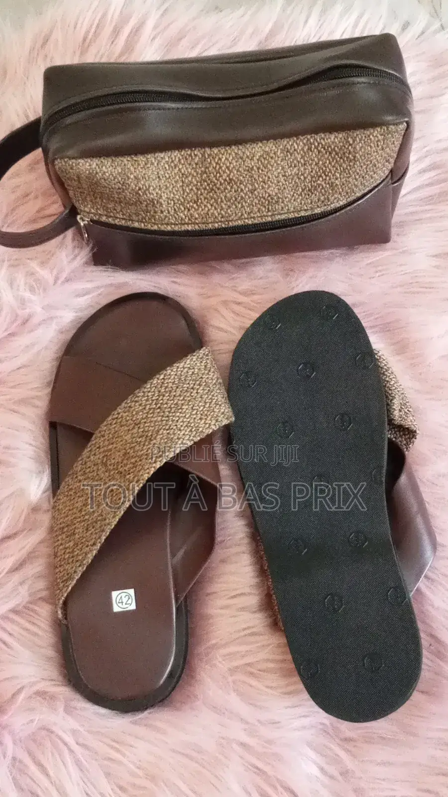 Sandales Et Sacoche Homme