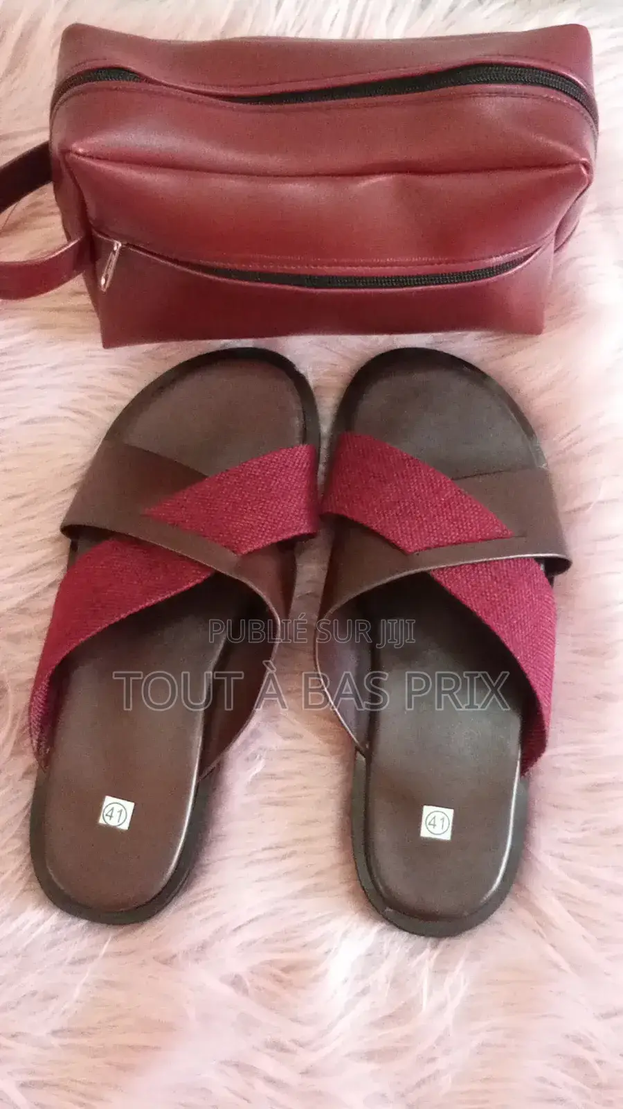 Sandales Et Sacoche Homme