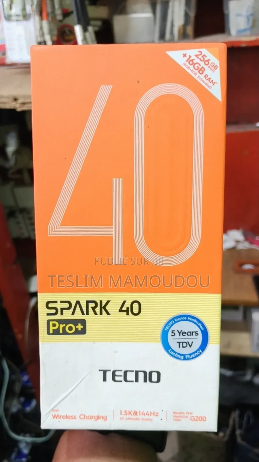 Tecno Spark 40 256 GB Blanc