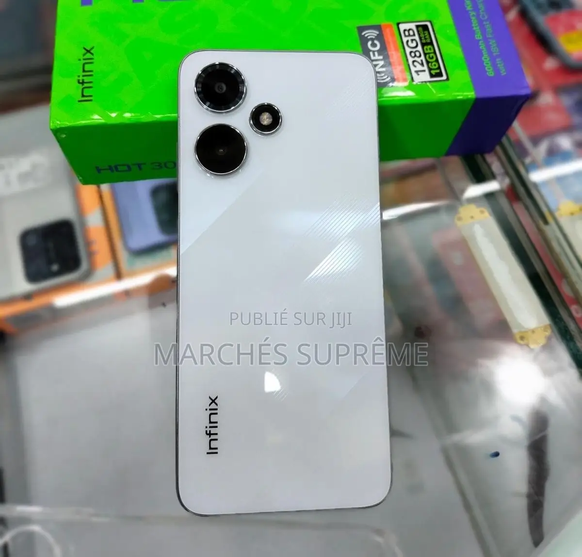 Nouveau Infinix Hot 30i 128 GB Blanc