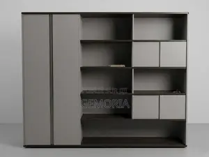 Bibliothèque Moderne Avec Rangements Fermés