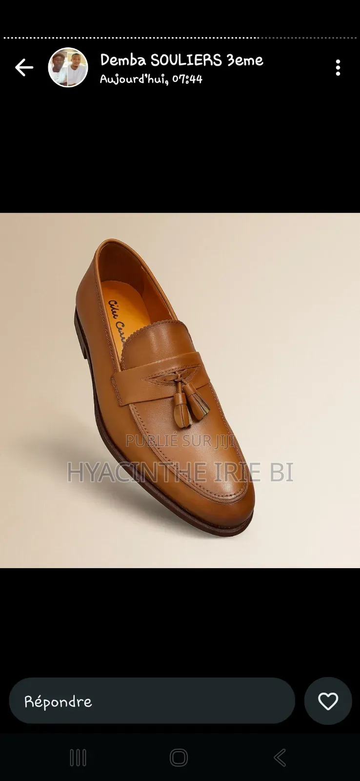 Maucassin Matière Cuir Authentique Qualité Irréprochable P40-45