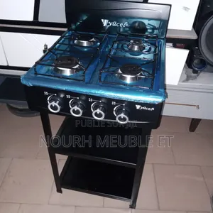 Cuisinière 4 Feux Avec Étagère