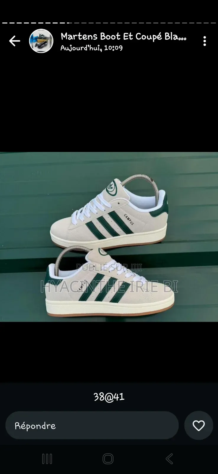 Adidas Campus Authentique Qualité Irréprochable P36-45