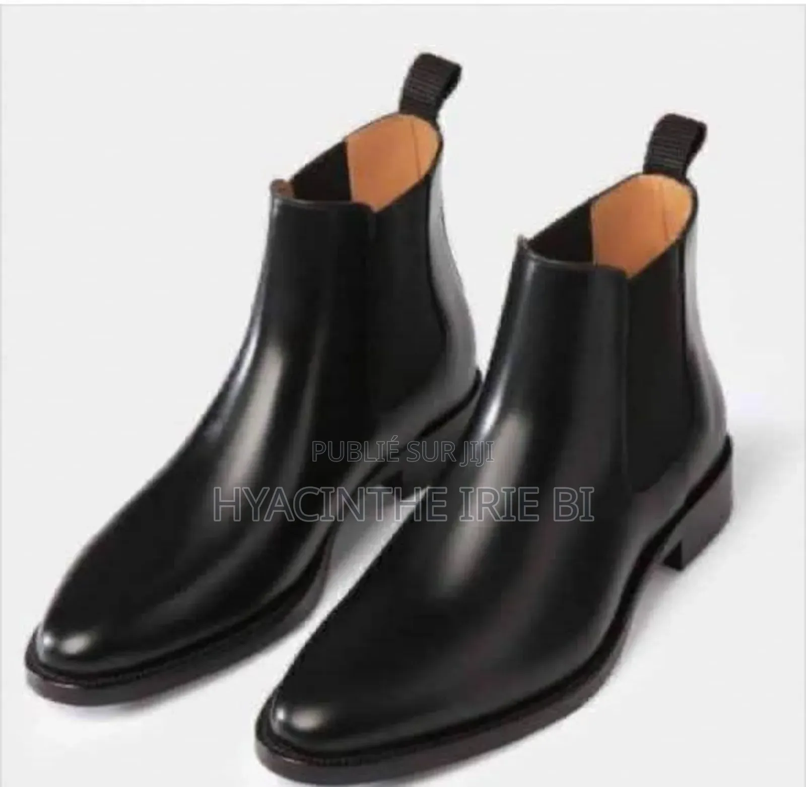 Souliers Boots Matière Cuir Authentique Original Qualité Irrép