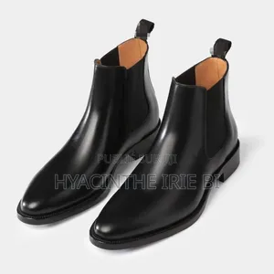 Souliers Boots Matière Cuir Authentique Original Qualité Irrép
