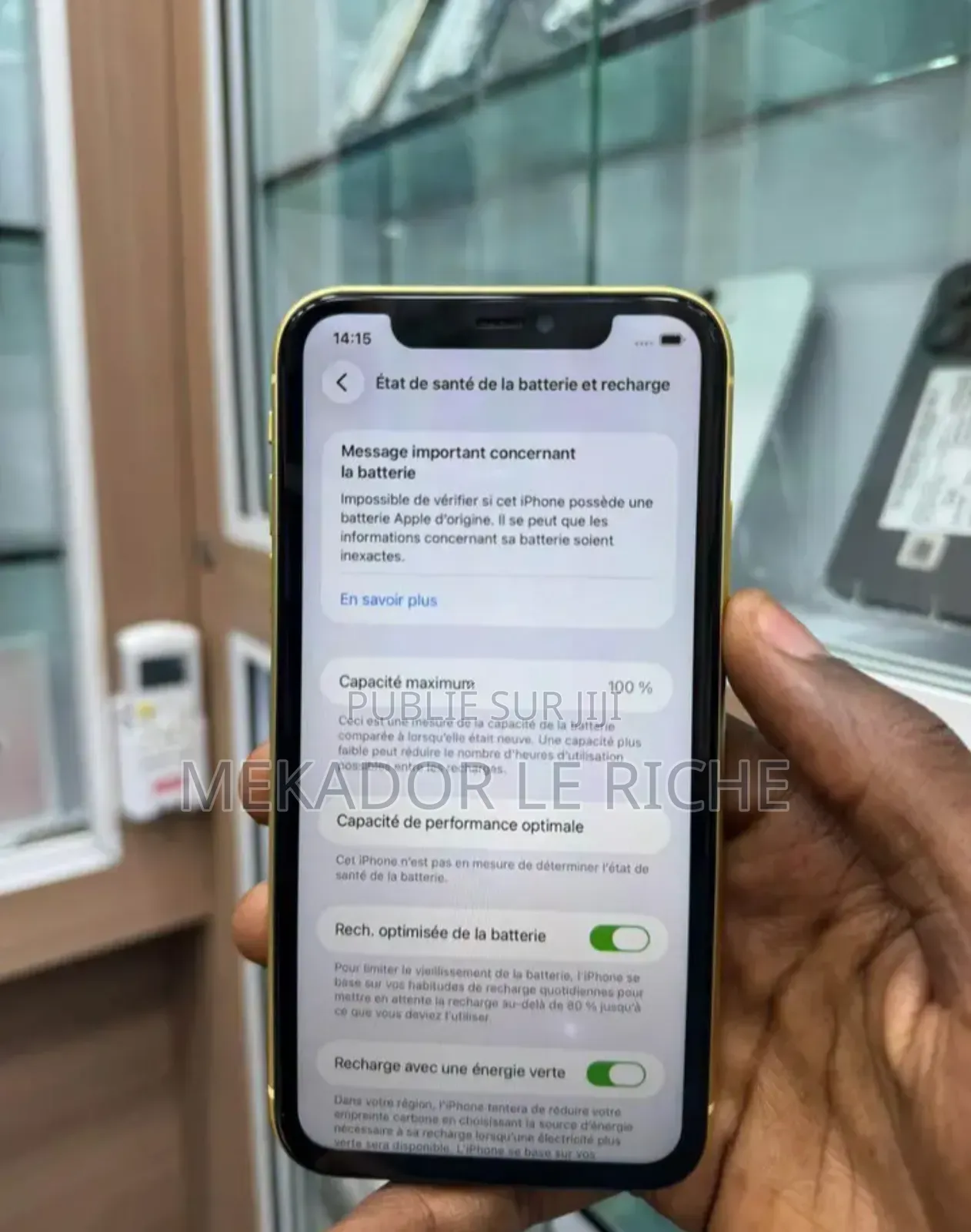 Nouveau Apple iPhone 11 128 GB Jaune