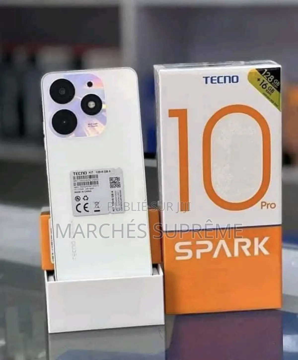 Nouveau Tecno Spark 10 Pro 128 GB Blanc