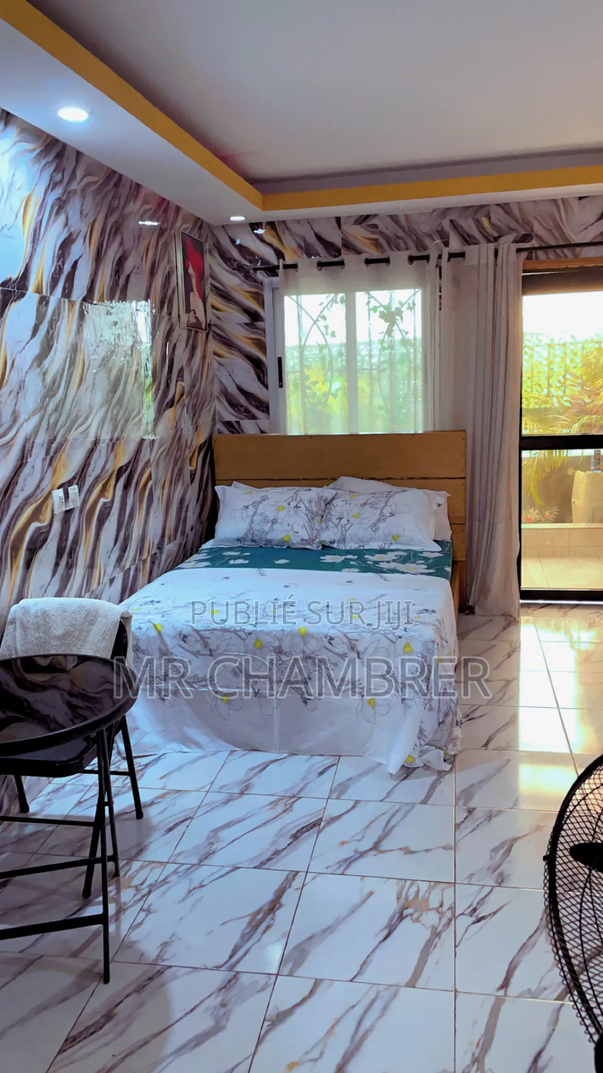 Meublé 1chbre Appartement-terrasse dans Résidence Fama /, Koumassi