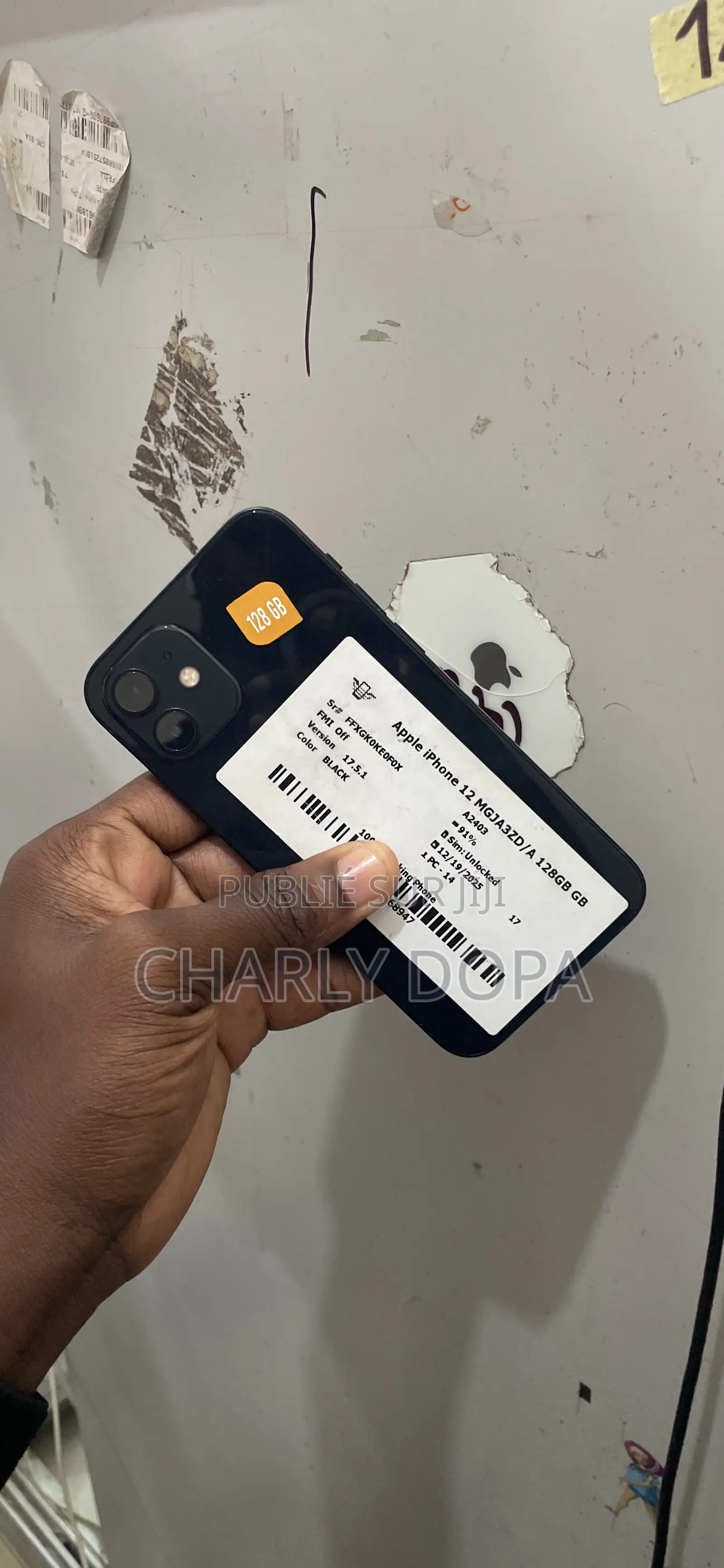Apple iPhone 12 128 GB Bleu
