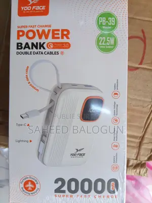 Station De Charge Rapide Portable Originale De 20 000 Mah