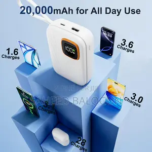 Station De Charge Rapide Portable Originale De 20 000 Mah