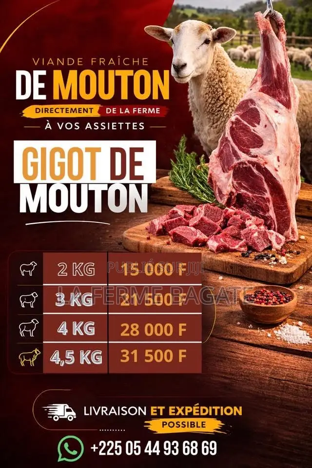 Gigot Frais De Mouton