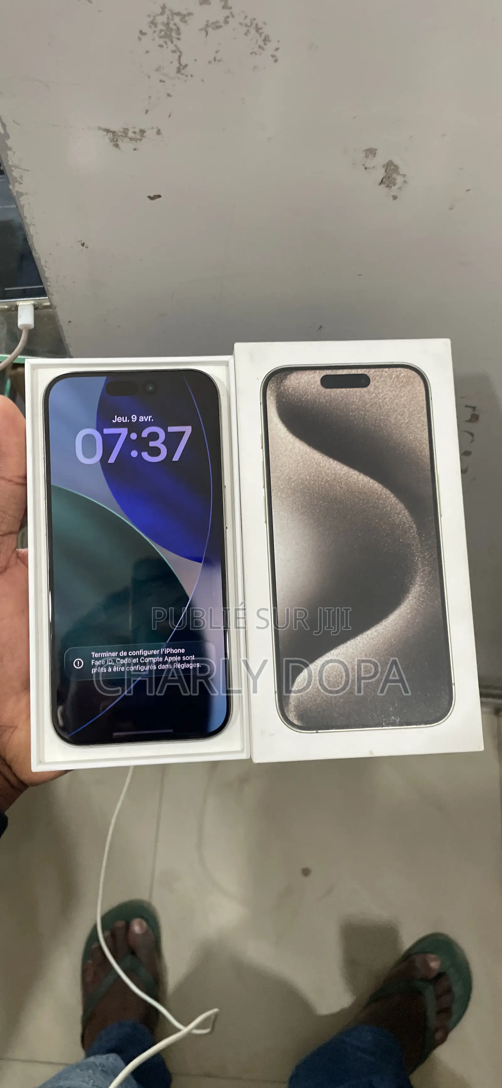 Apple iPhone 15 Pro 256 GB Argenté