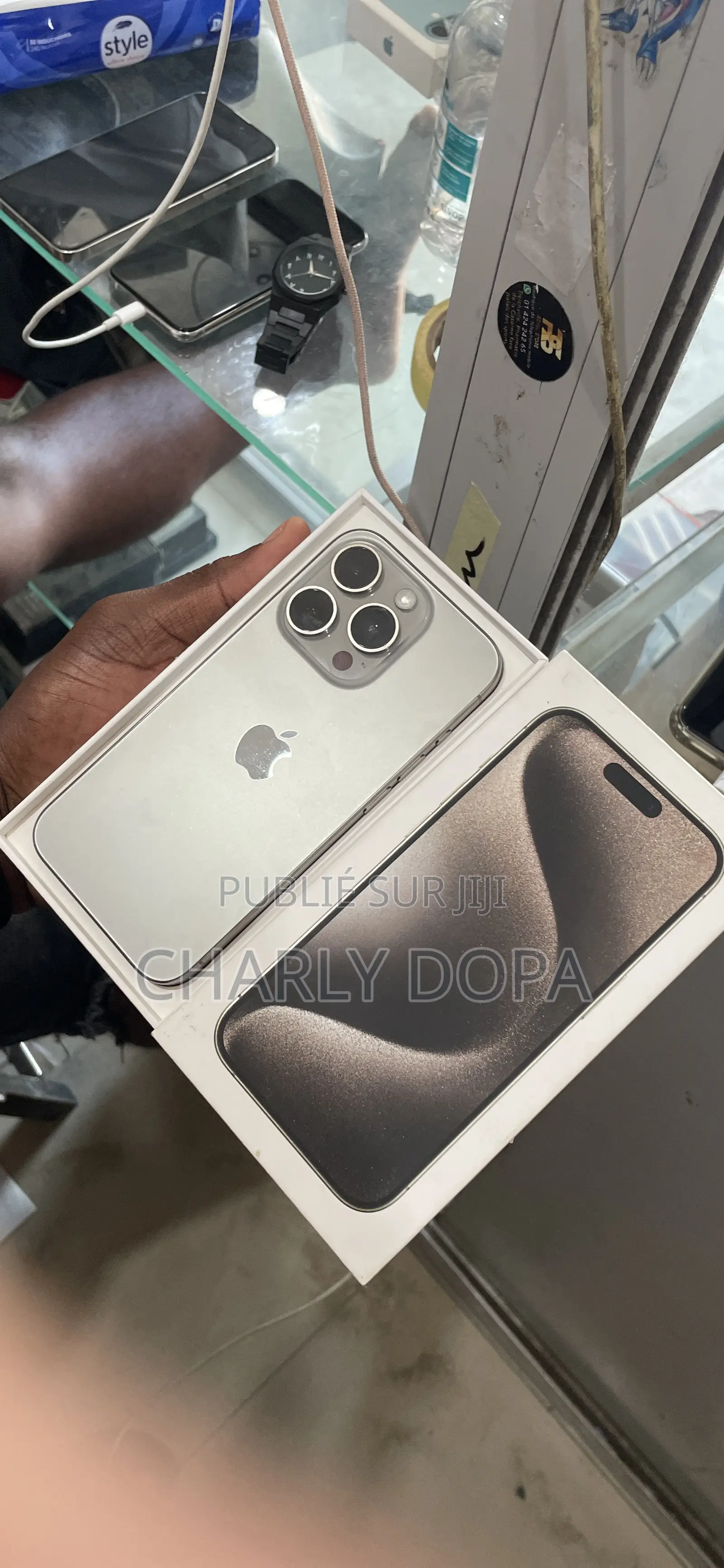 Apple iPhone 15 Pro 256 GB Argenté