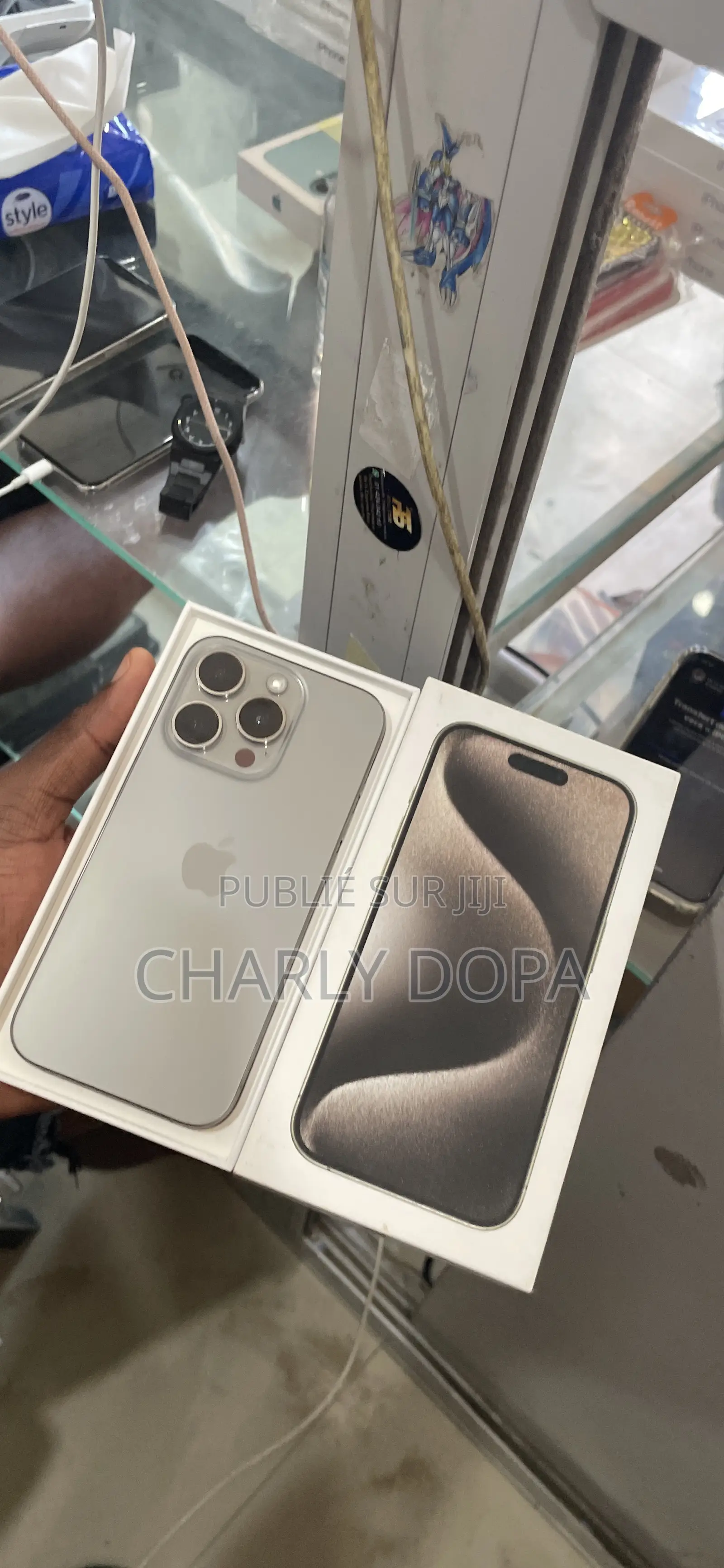 Apple iPhone 15 Pro 256 GB Argenté