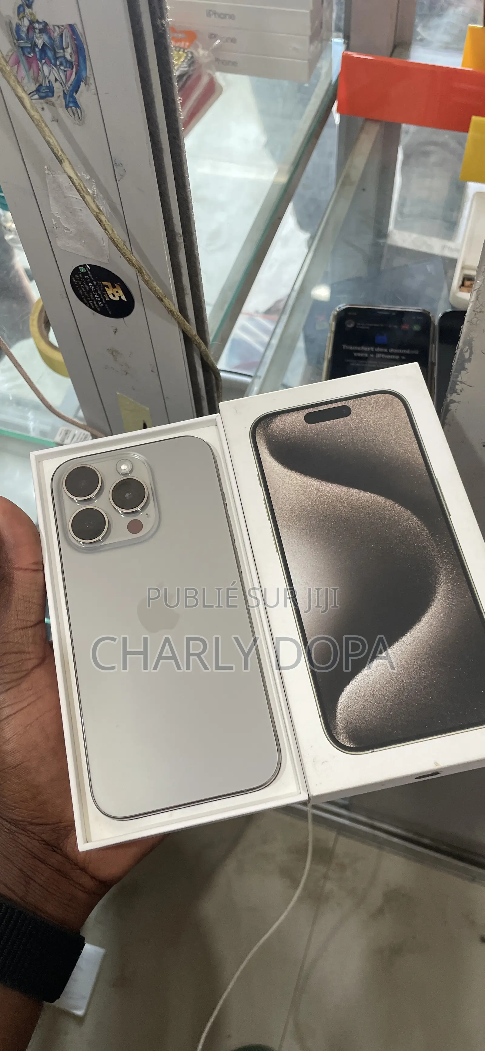 Apple iPhone 15 Pro 256 GB Argenté