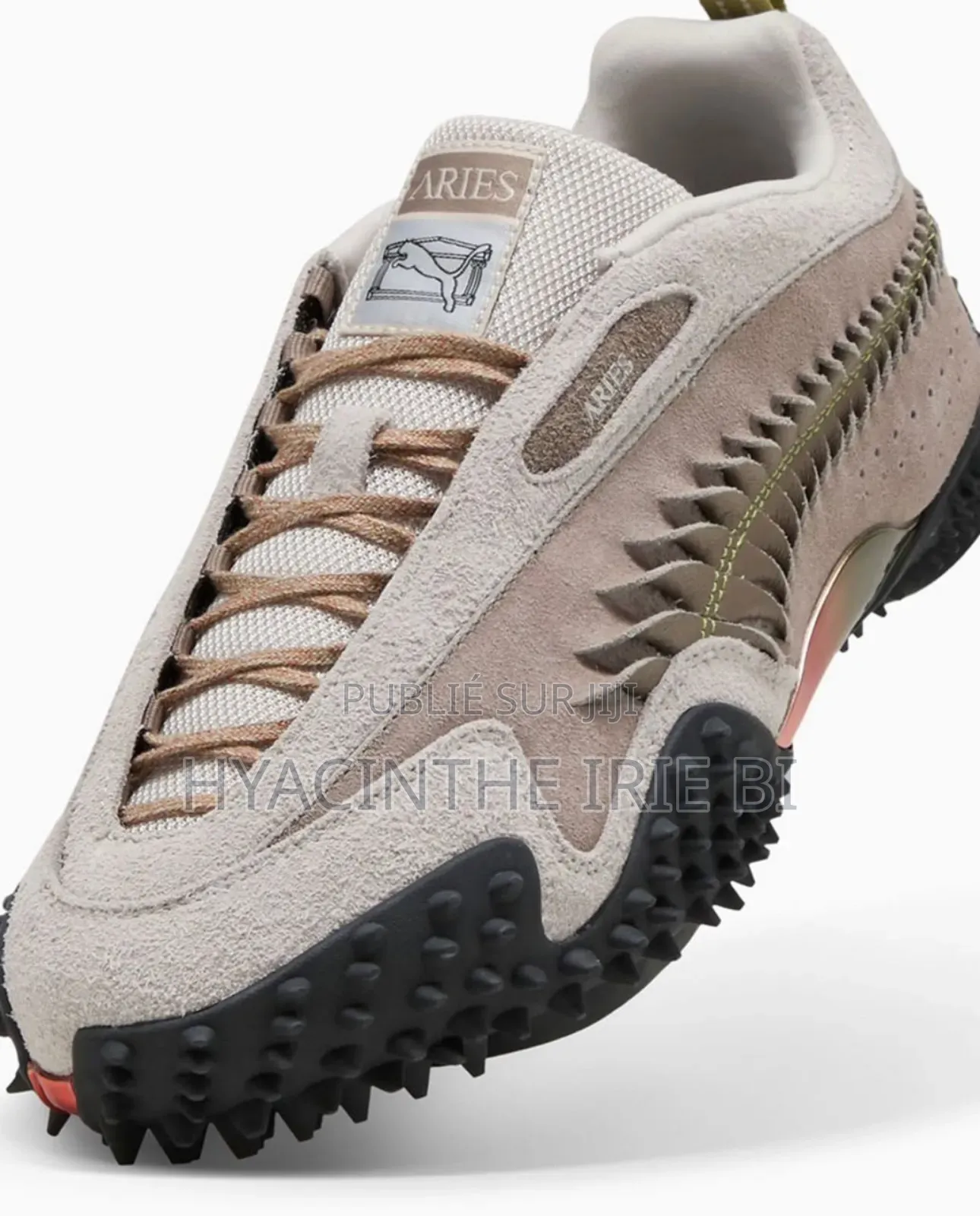 Puma Aries Authentique Semelle Cramponné Original Qualité